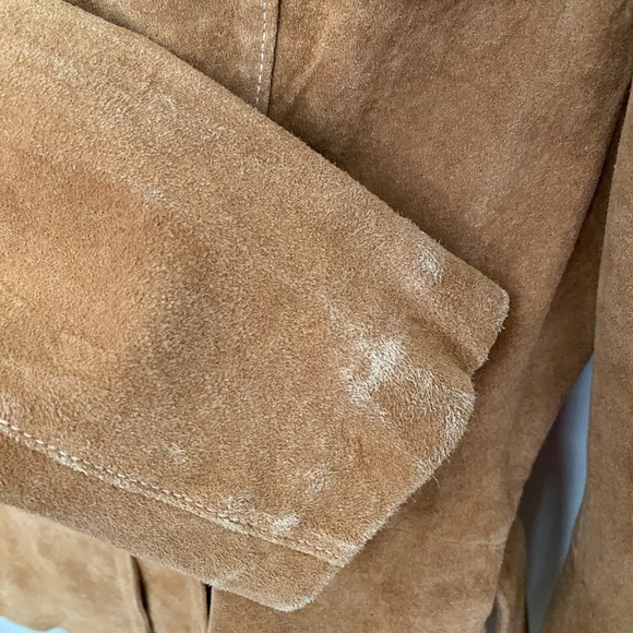 Wilsons Suede Leather Maxima Tan Jacket size Large - Picture 7 of 13